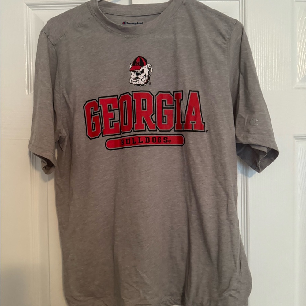 Champion Gray Georgia Bulldogs T-Shirt